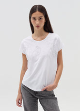 Ovs T-Shirt With Floral Embroidery